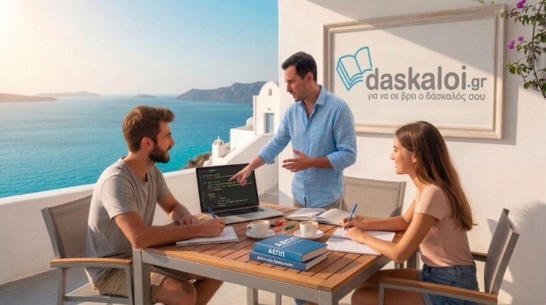 Ιδιαίτερα μαθήματα αεππ ή group - δάσκαλοι online διαδικτυακά ή κατ οίκον