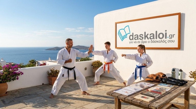 Ιδιαίτερα μαθήματα καράτε ή group - δάσκαλοι online διαδικτυακά ή κατ οίκον