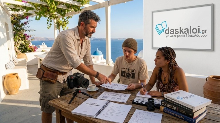 Ιδιαίτερα μαθήματα κινηματογραφίας ή group - δάσκαλοι online διαδικτυακά ή κατ οίκον