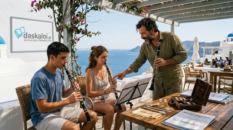 Ιδιαίτερα μαθήματα κλαρίνου ή group - δάσκαλοι online διαδικτυακά ή κατ οίκον