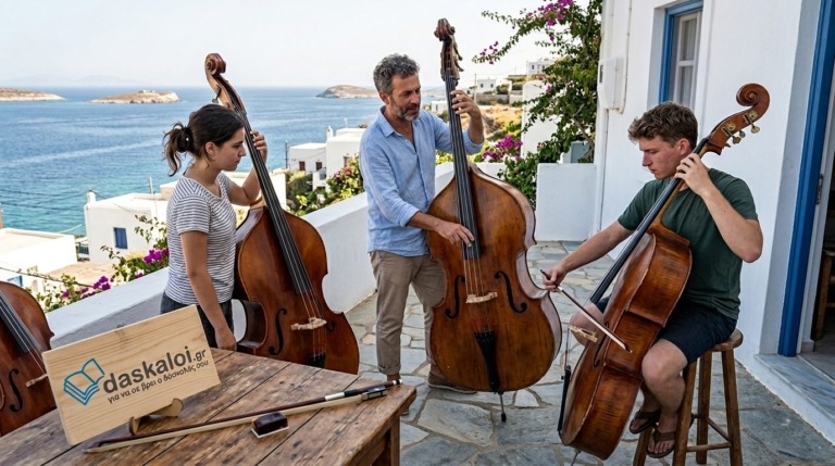 Ιδιαίτερα μαθήματα κοντραμπάσου ή group - δάσκαλοι online διαδικτυακά ή κατ οίκον