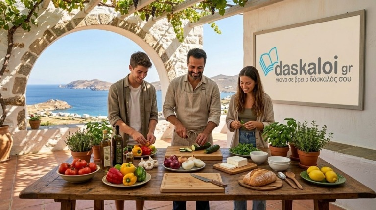 Ιδιαίτερα μαθήματα μαγειρικής ή group - δάσκαλοι online διαδικτυακά ή κατ οίκον