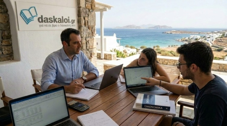 Ιδιαίτερα μαθήματα οικονομικών ή group - δάσκαλοι online διαδικτυακά ή κατ οίκον