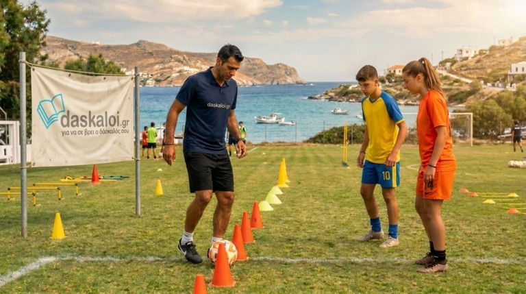 Ιδιαίτερα μαθήματα ποδοσφαίρου ή group - δάσκαλοι online διαδικτυακά ή κατ οίκον