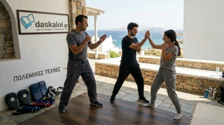 Ιδιαίτερα μαθήματα πολεμικών τεχνών ή group - δάσκαλοι online διαδικτυακά ή κατ οίκον
