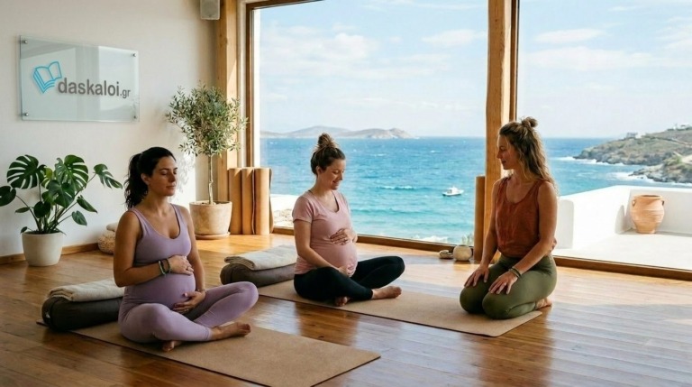 Ιδιαίτερα μαθήματα prenatal yoga για εγκύους ή group - δάσκαλοι online διαδικτυακά ή κατ οίκον