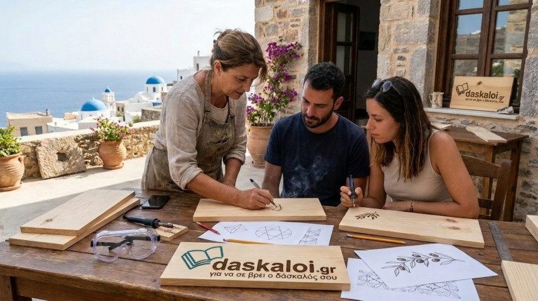 Ιδιαίτερα μαθήματα πυρογραφίας ή group - δάσκαλοι online διαδικτυακά ή κατ οίκον