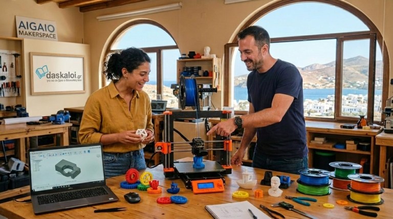 Ιδιαίτερα μαθήματα 3D printing ή group - δάσκαλοι online διαδικτυακά ή κατ οίκον