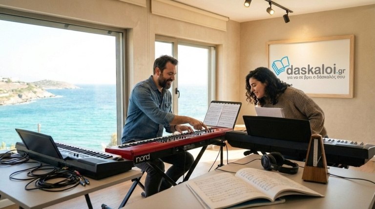Ιδιαίτερα μαθήματα αρμονίου ή ομαδικά για αρχάριους και ενηλικες - δασκαλοι online ή δια ζώσης