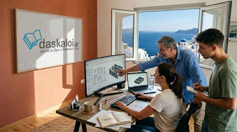 Ιδιαίτερα μαθήματα Revit ή group - δάσκαλοι online διαδικτυακά ή κατ οίκον