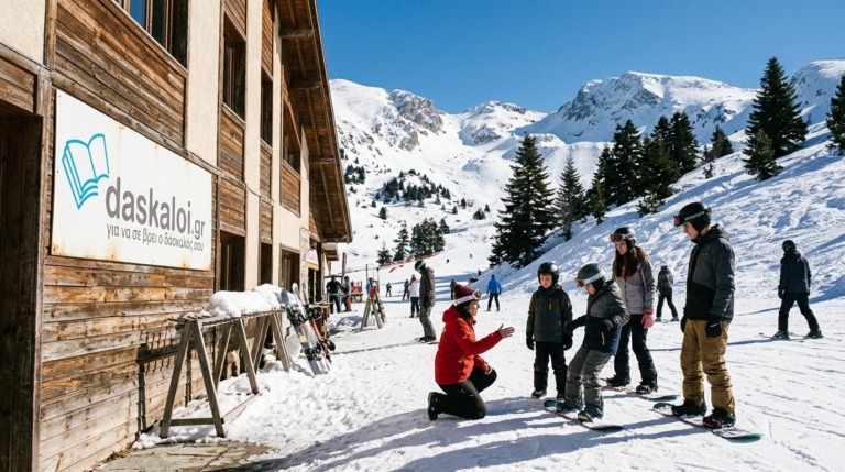 Ιδιαίτερα μαθήματα snowboard ή group - δάσκαλοι online διαδικτυακά ή κατ οίκον